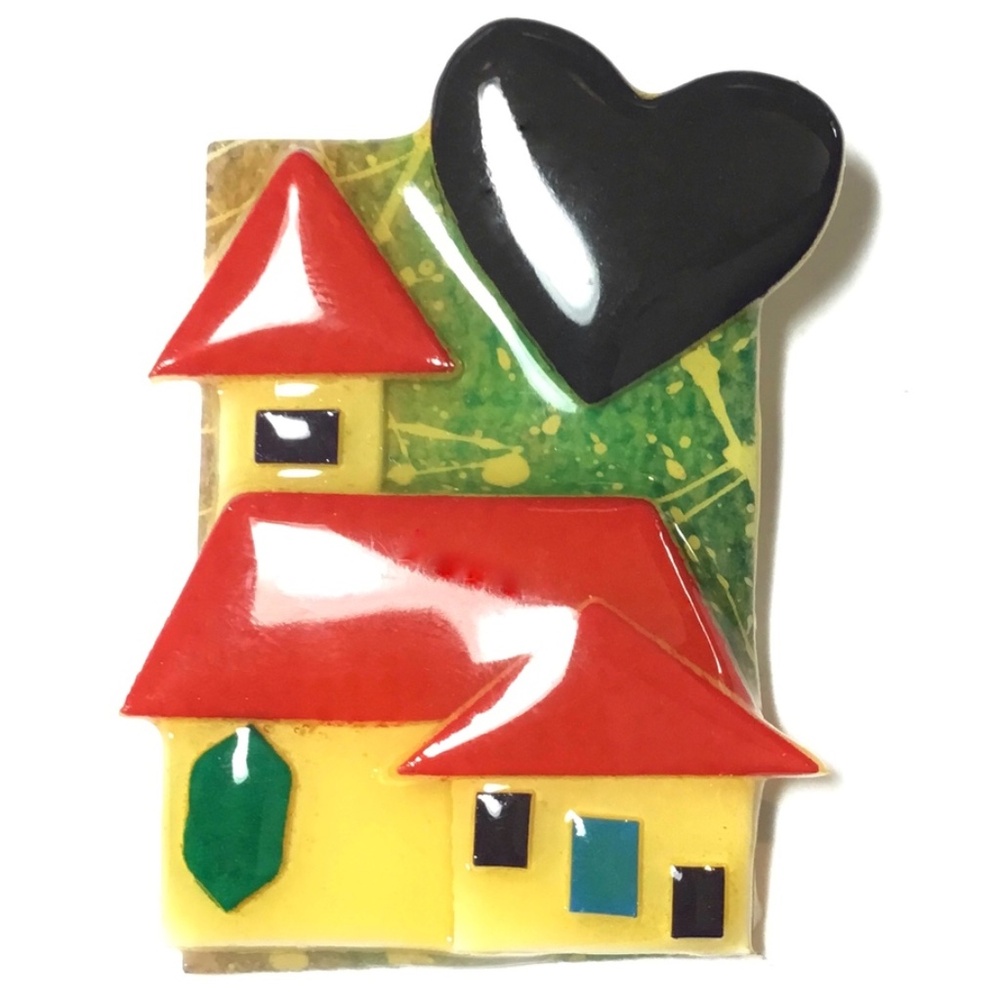 Vintage Lucinda Yates House Pin/ Brooch